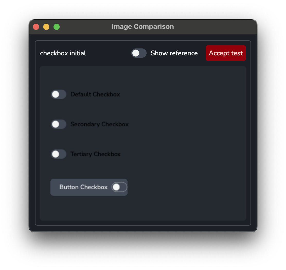 Visual comparison viewer